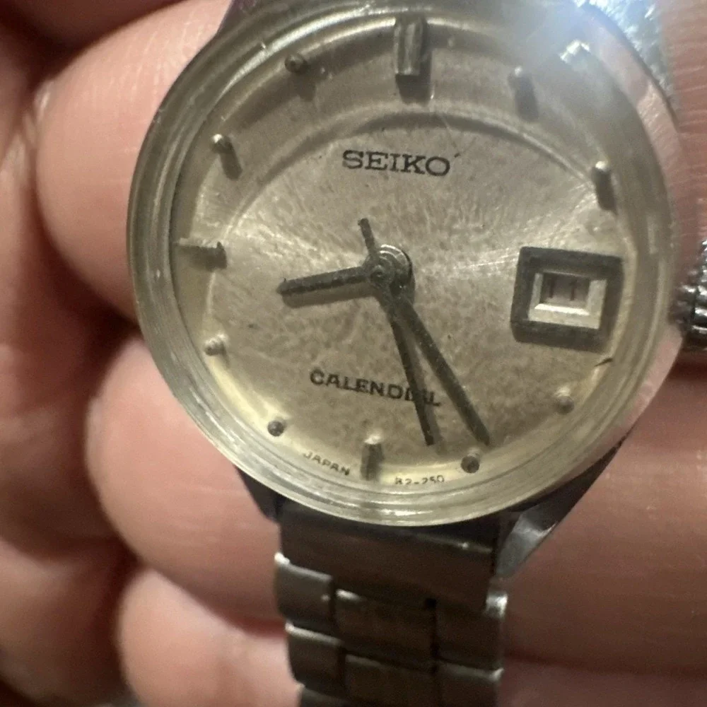 VTG 1960s Seiko Calendial Kooilseiko Wind Up 2107-0140 Ladies Watch 22mm -Repair